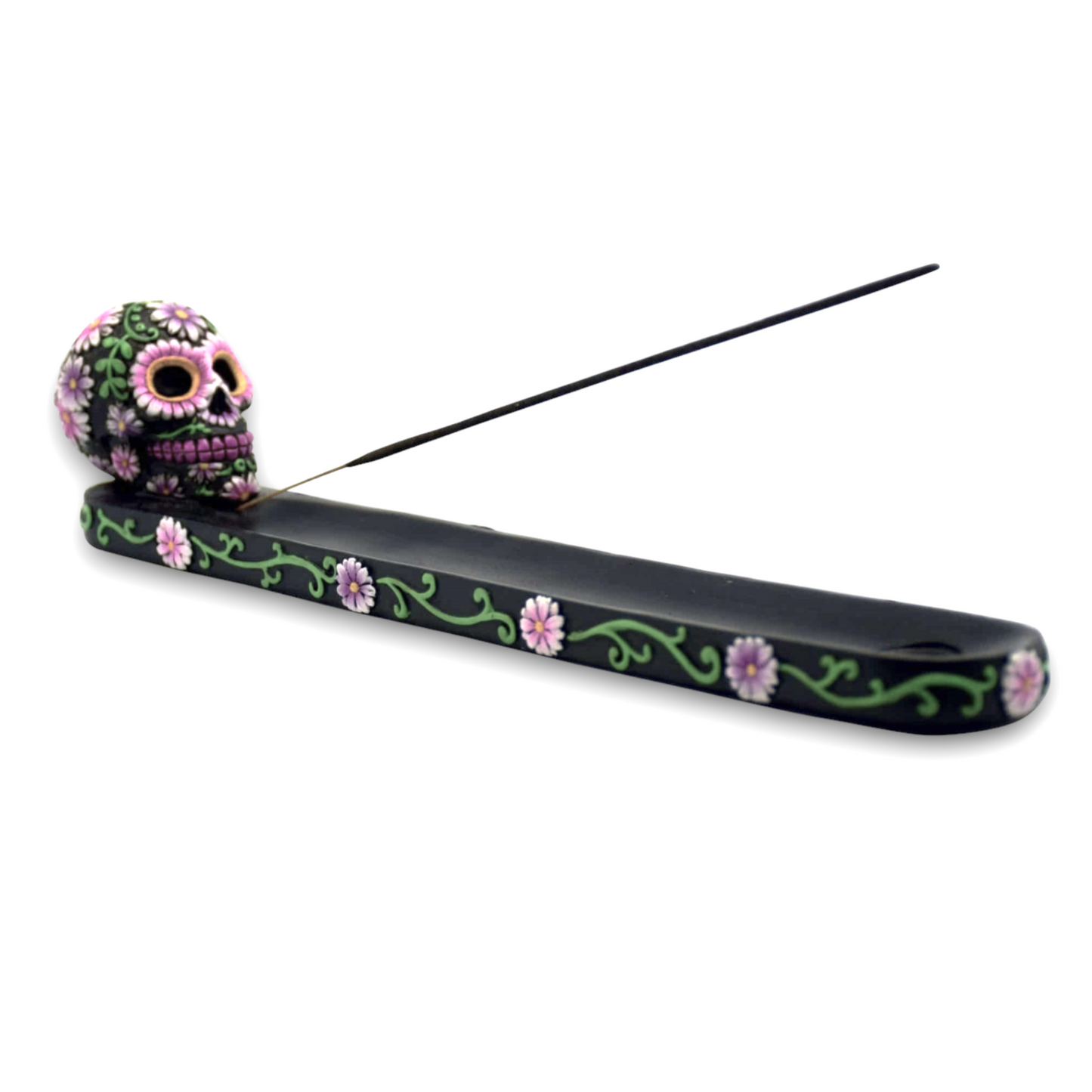 Sugar Skull Incense Stick Burner