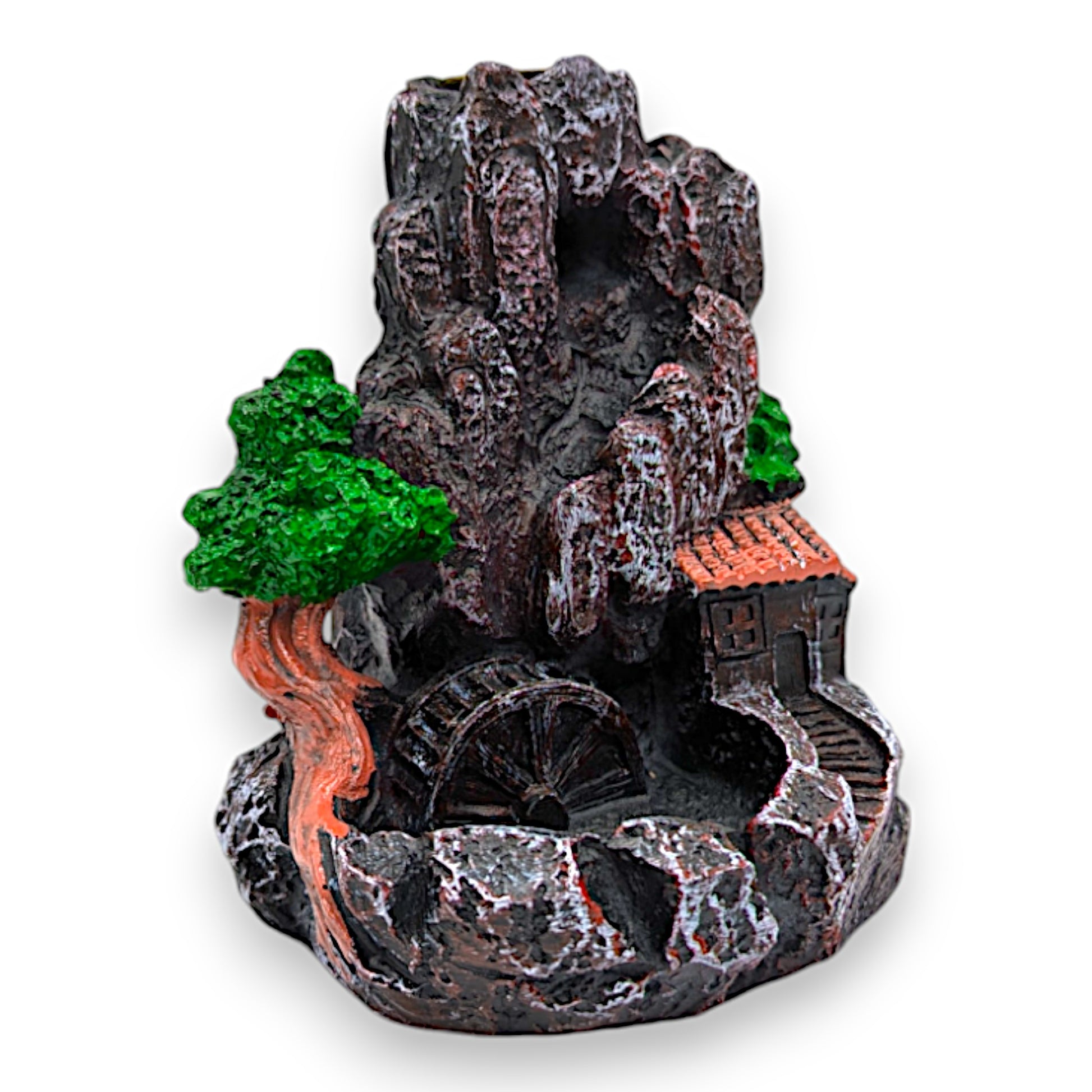 Mountain Waterfall Design Backflow Cone Incense Burner