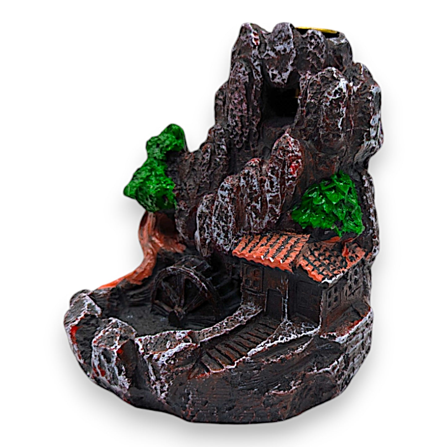 Mountain Waterfall Design Backflow Cone Incense Burner