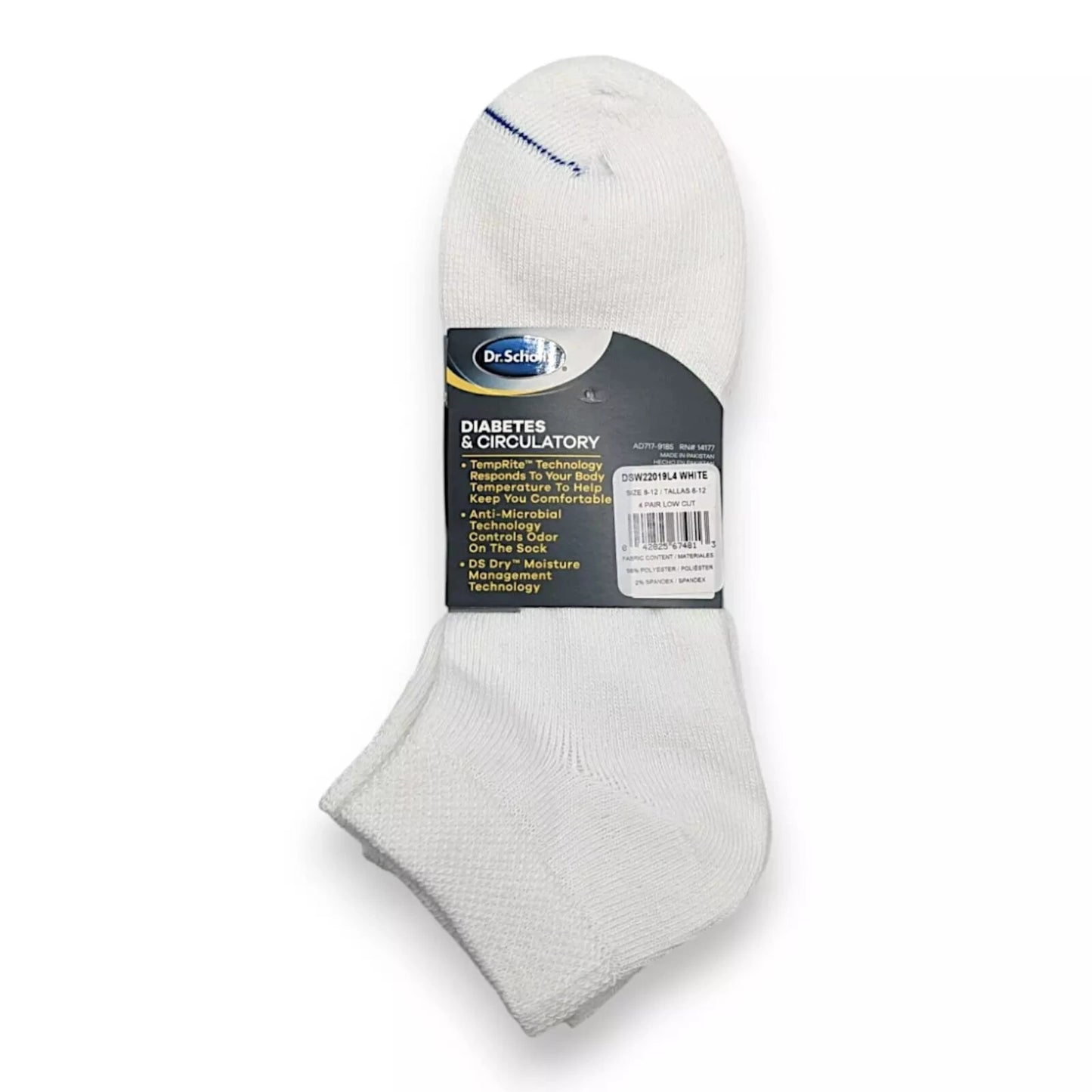 Dr Scholls Diabetic Low Cut Socks Extended Size