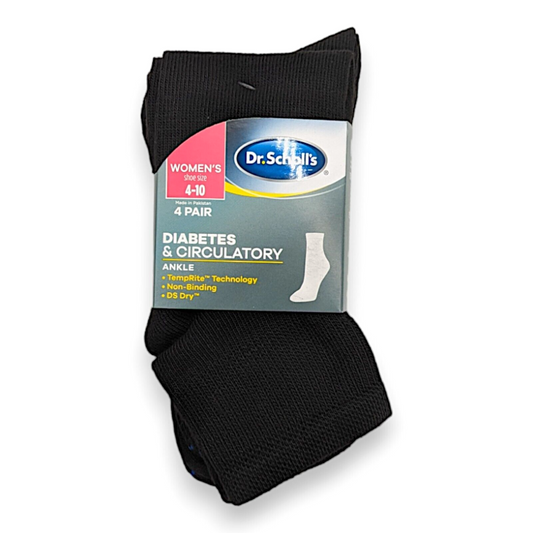 Dr Scholls Womens Diabetic Ankle Socks 