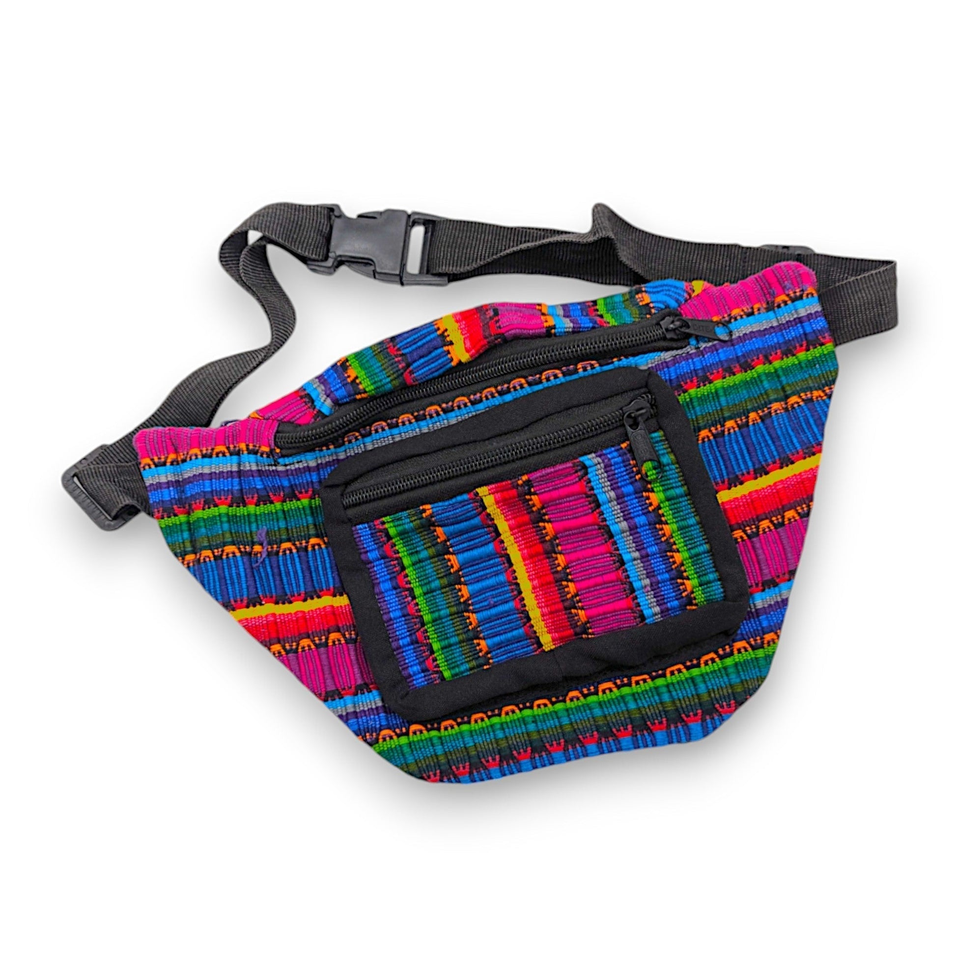 vibrant multicolor medium fanny pack