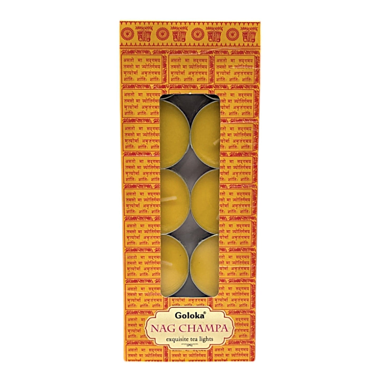 goloka nag champa tea light candles