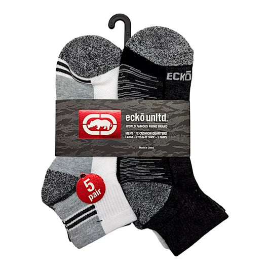 Ecko Unltd Mens Quarter Socks