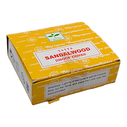 Satya DHOOP Cones Sandalwood