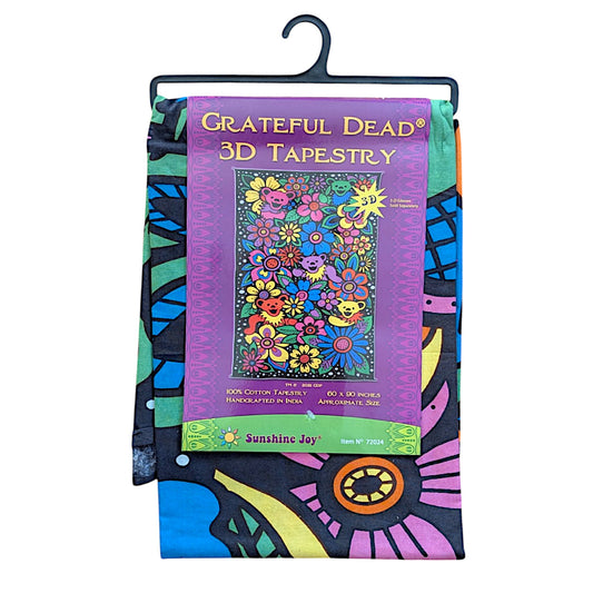 3D Tapestry Grateful Dead Flower Bears