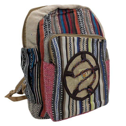 Hand Woven Hemp Backpack